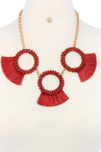 Fashion chunky stylish necklace and earring set