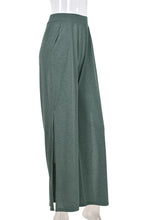 Women's Casual Casual Knit Trousers Tied Open Slits