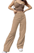 Women'S Slim Straight Wide Leg Trousers