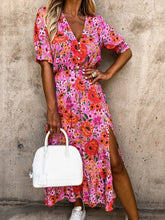 Floral Print Sleeveless Vacation Maxi Dress