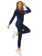 women's casual sweatshirt two piece suit set