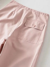 Large pockets, sporty, fashionable, loose wide-leg pants overalls