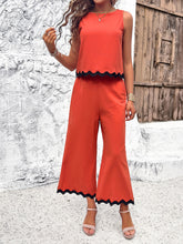 Women's new casual temperament vest trousers webbing suit
