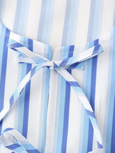 Fashionable, casual and versatile multi-color puff sleeve lace-up top