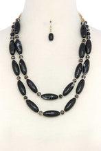 Oval Bead Layered Necklace