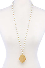 Designer Multi Bead Pendant Necklace