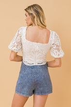 A Cropped Lace Top