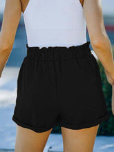 Women's Leisure Solid Woven Shorts for Four Seasons