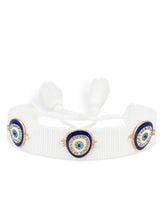 New metal devil's eye ethnic bracelet hand-woven diy bracelet jewelry (1 pack)