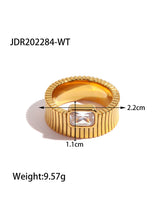 Fashionable zircon ring INS internet celebrity ring pair ring jewelry