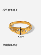 Fashionable zircon ring INS internet celebrity ring pair ring jewelry