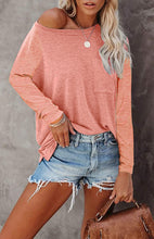 Women's Fashion Casual Solid Color Pocket Tops