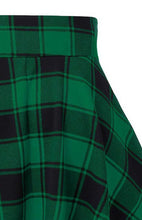 Ladies Casual Fashion A-Type Plaid Print Skirt