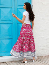 Ladies Casual Fashion Boho Print Skirt