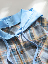 Women's Hoodie Button-Down Casual Shirt Jacket