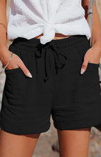 Women's High Waisted Strappy Wide Leg Shorts