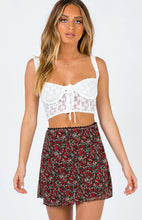 Printed Mesh High Waist Double-Layer Slim Package Hip Half-Body Skirt