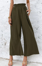 High Waist Skinny Straight Casual Wide Leg Pants