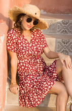 Leopard Print V-Neck Summer Dress