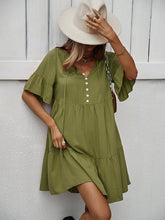 Women's spring and summer temperament casual solid color sexy dress