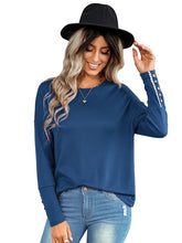 Women's Knitted Dropped Shoulder Blouse