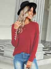 Women's Knitted Dropped Shoulder Blouse