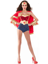 women's halloween cape supergirl costume