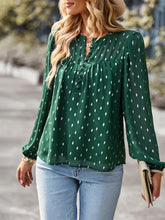 Chiffon Button-Up Long Sleeve Blouse