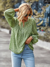 Chiffon Button-Up Long Sleeve Blouse