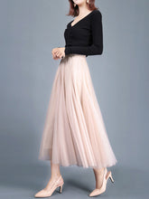 Women's Chiffon Woven A-Line Skirt