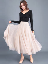 Women's Chiffon Woven A-Line Skirt