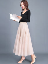 Women's Chiffon Woven A-Line Skirt