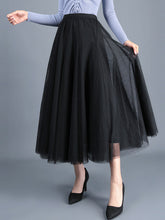 Women's Chiffon Woven A-Line Skirt