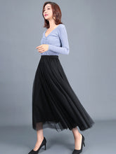 Women's Chiffon Woven A-Line Skirt