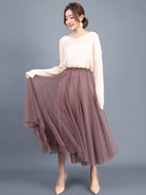 Women's Chiffon Woven A-Line Skirt