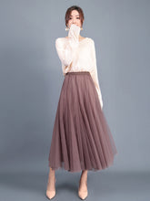 Women's Chiffon Woven A-Line Skirt