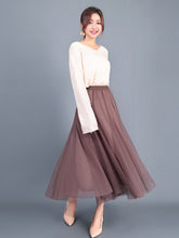 Women's Chiffon Woven A-Line Skirt