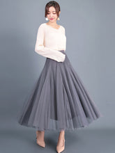 Women's Chiffon Woven A-Line Skirt