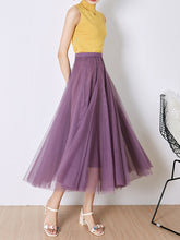 Women's Chiffon Woven A-Line Skirt