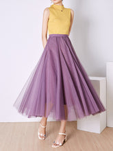 Women's Chiffon Woven A-Line Skirt