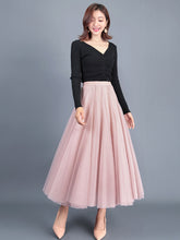 Women's Chiffon Woven A-Line Skirt