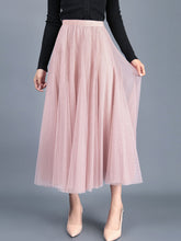 Women's Chiffon Woven A-Line Skirt