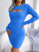 Women's sexy hollow out fried dough twist waist bag hip skirt fur dress