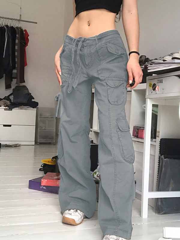 Women's Casual Vintage Workwear Wide Leg Loose Straight Jeans