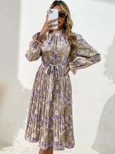 Floral Print Casual Long Sleeve Dress