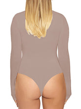 Women's casual bottoming tops long-sleeved tight-fitting jumpsuit