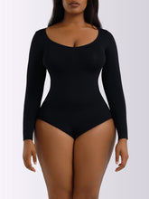 Women's belly lifting buttocks shaping long-sleeved jumpsuit