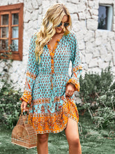 Bohemian Print Vacation Dress for Women