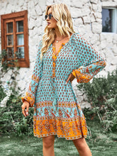 Bohemian Print Vacation Dress for Women