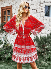 Bohemian Print Vacation Dress for Women